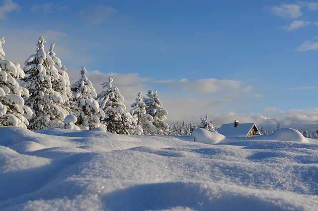 hytte vinter ferie